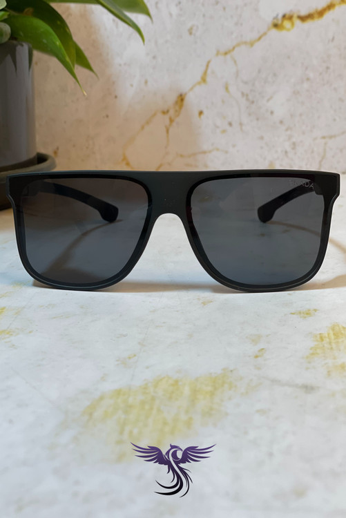 عینک آفتابی یونیسکس فریم مربع بغلدار