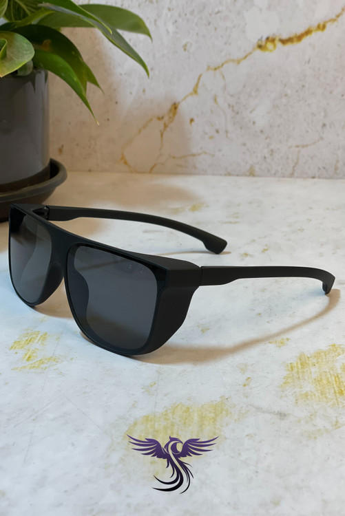 عینک آفتابی یونیسکس فریم مربع نمای بالا