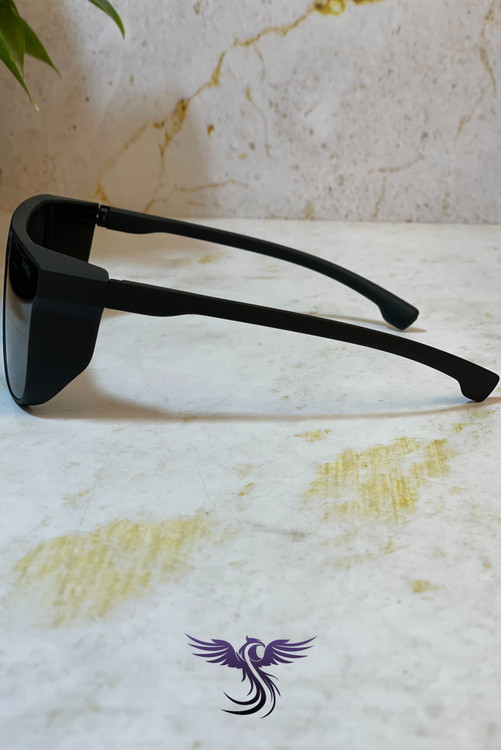 عینک آفتابی یونیسکس فریم مربع نمای بغل